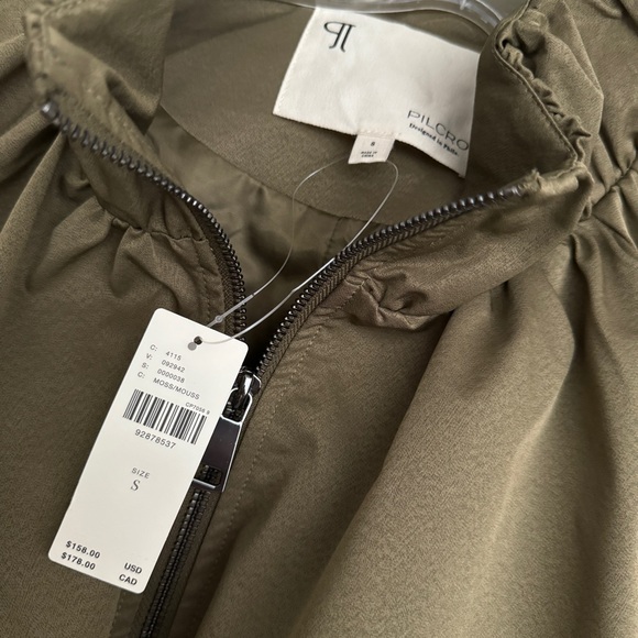 Pilcro Ruched Collar Jacket Sz S - Picture 4 of 7